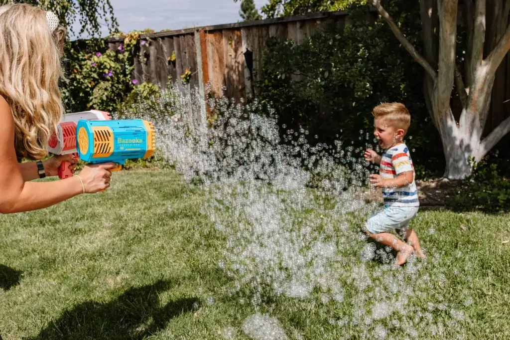 What You Need - Bubble Gun | Rechargeable Bubble Blaster | LED