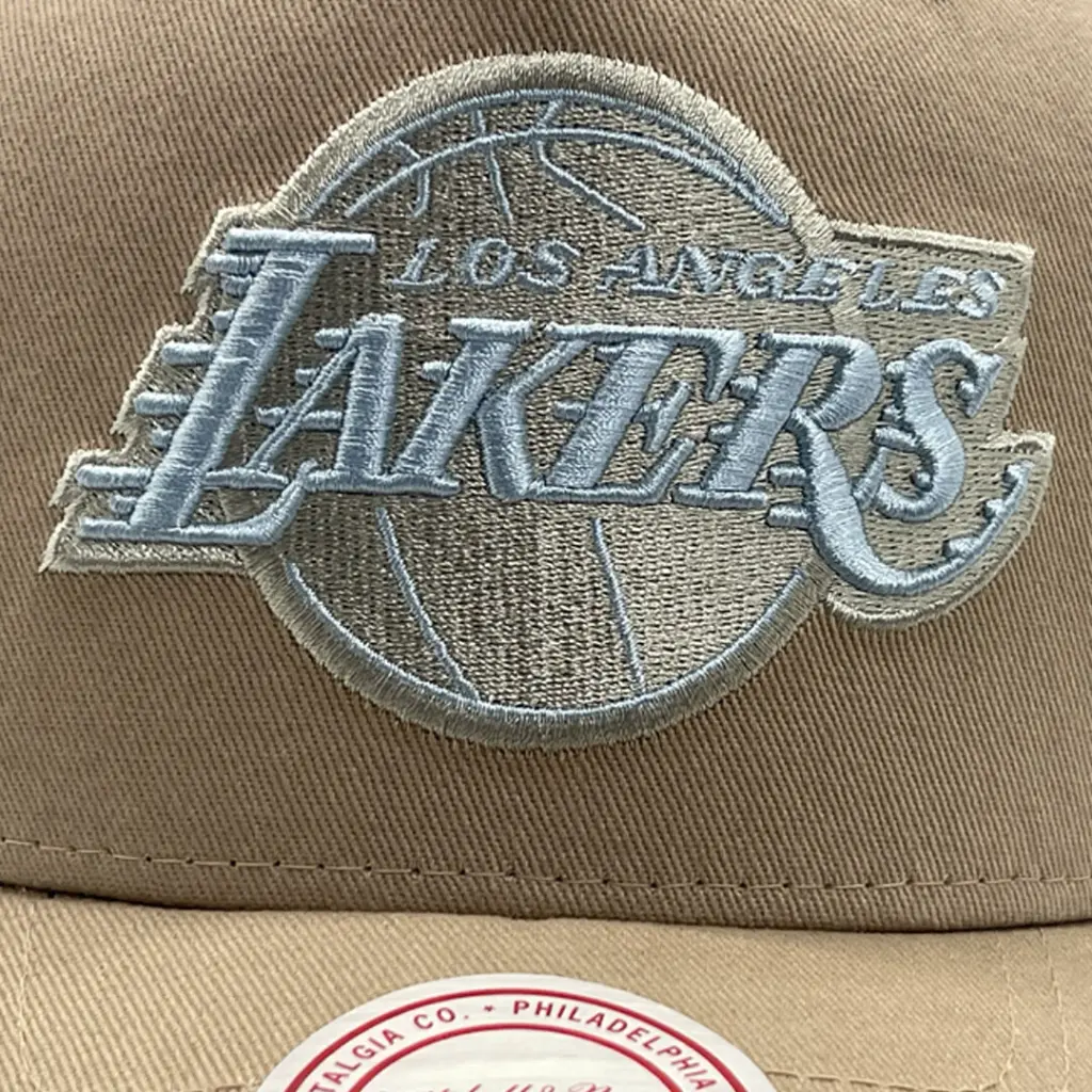 Mitchell & Ness Los Angeles Lakers Pro-Crown Seasonal Core Khaki OSFM_5903