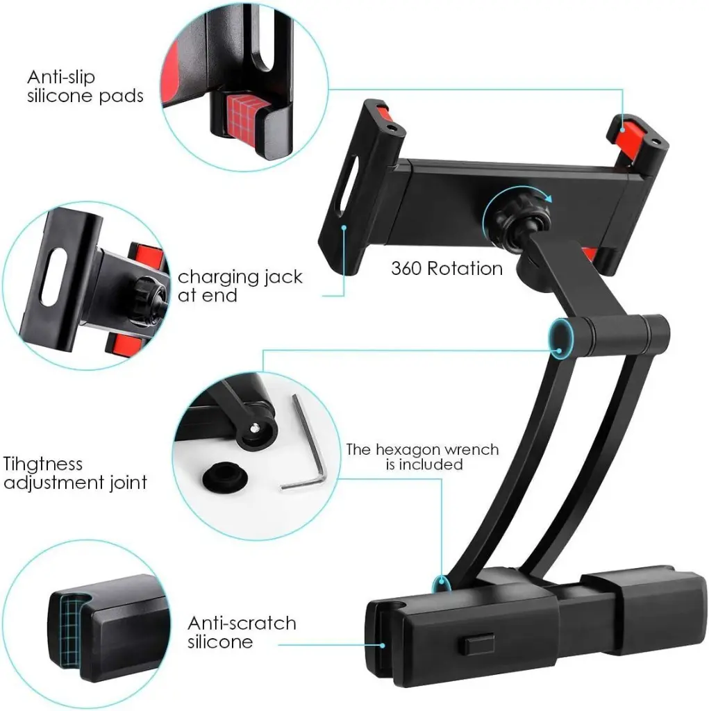 Car Headrest Phone Holder_591