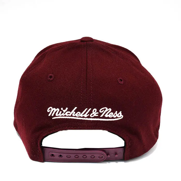 Mitchell & Ness - Mitchell & Ness MNKC20128 Kansas City Chiefs Crimson Section Pinch Panel Burgundy OSFM