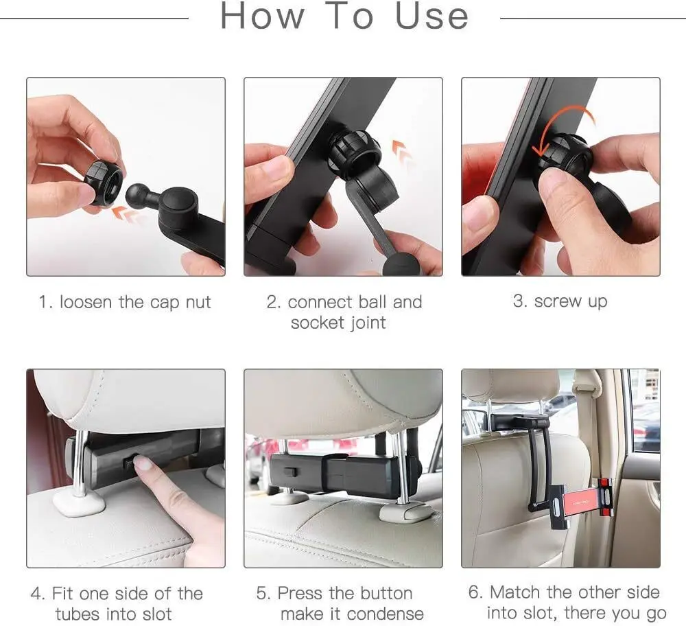 Car Headrest Phone Holder_592