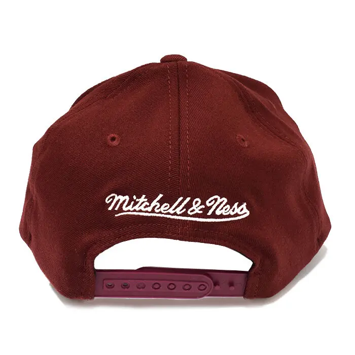 Mitchell & Ness - Mitchell & Ness MNLC20045 Los Angeles Clippers Crimson Section Pinch Panel HWC Burgundy OSFM