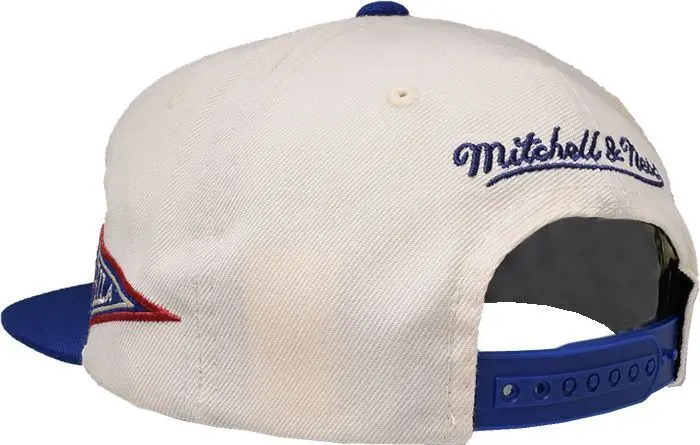 Mitchell & Ness - Mitchell & Ness MO19331 Philadelphia 76ers White and Royal Fan Banner 
