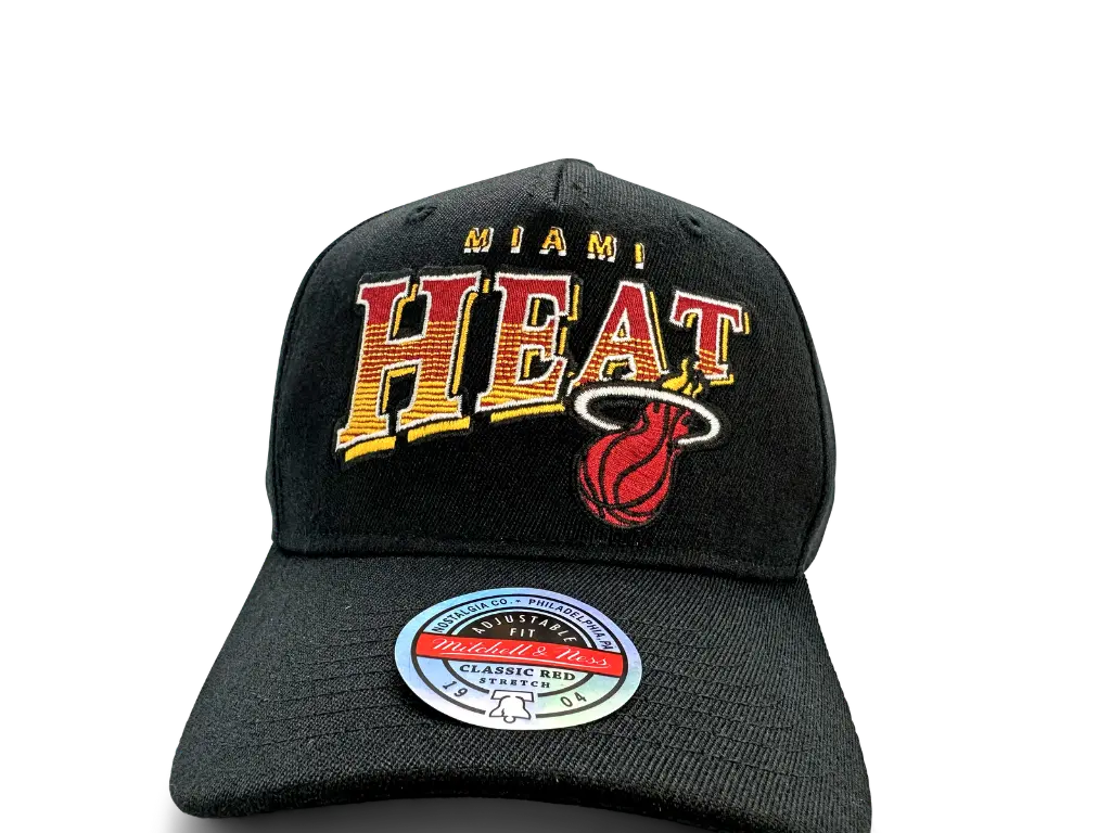 Mitchell & Ness - Mitchell & Ness Miami Heat MVP Line Work Black OSFM