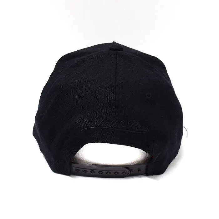 Mitchell & Ness - Mitchell & Ness Miami Heat NBA Blk+Tm Clr Logo Redline Black OSFM MNMH20104