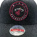 Mitchell & Ness Miami Heat NBA Circle Patch Black OSFM MNMH23147_5961