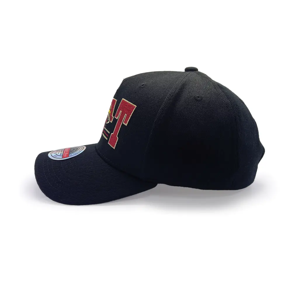 Mitchell & Ness - Mitchell & Ness Miami Heat NBA Classic Red Pennant Snapback Black OSFM MNMH2096