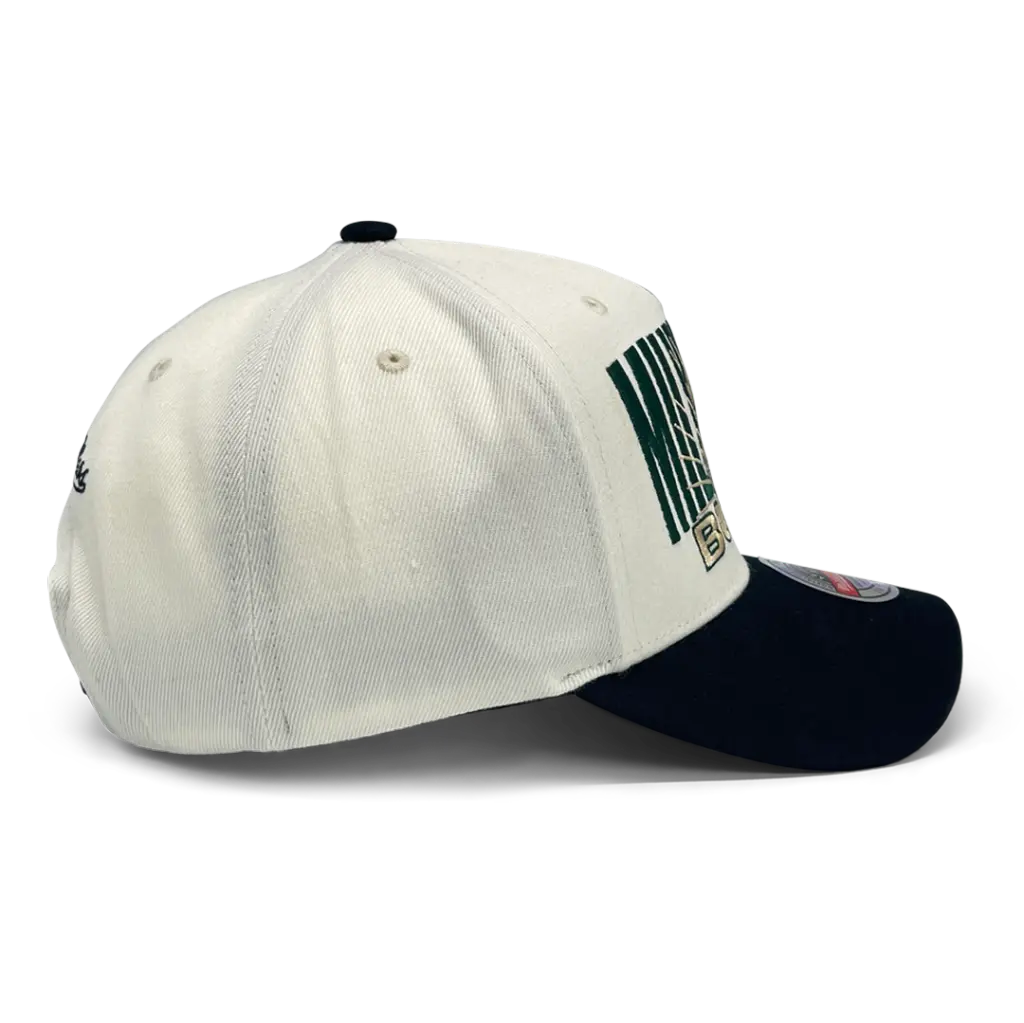 Mitchell & Ness - Mitchell & Ness Milwaukee Bucks MVP Post Up Vintage White OSFM