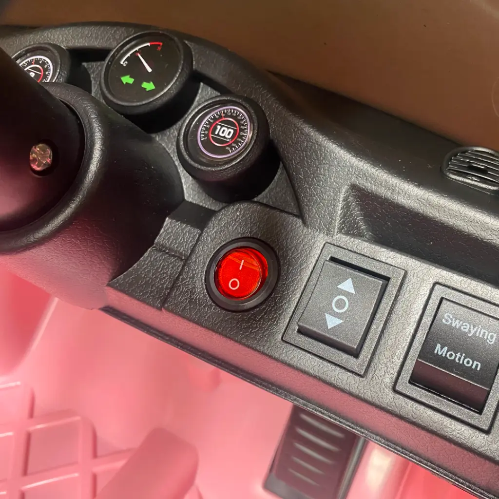 Electric Ride On Car for Kids | 12V | Barbie Pink ZoomRider_627