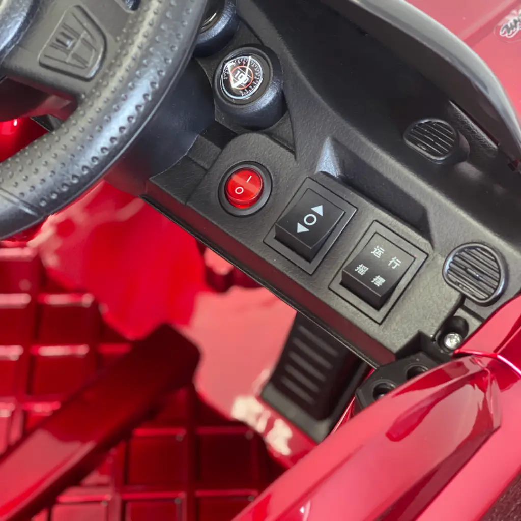Electric Ride On Car for Kids | 12V | Deadpool Red ZoomRider_643