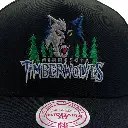 Mitchell & Ness - Mitchell & Ness Minnesota Timberwolves NBA Team Colour Logo MVP Black OSFM MNMT2113