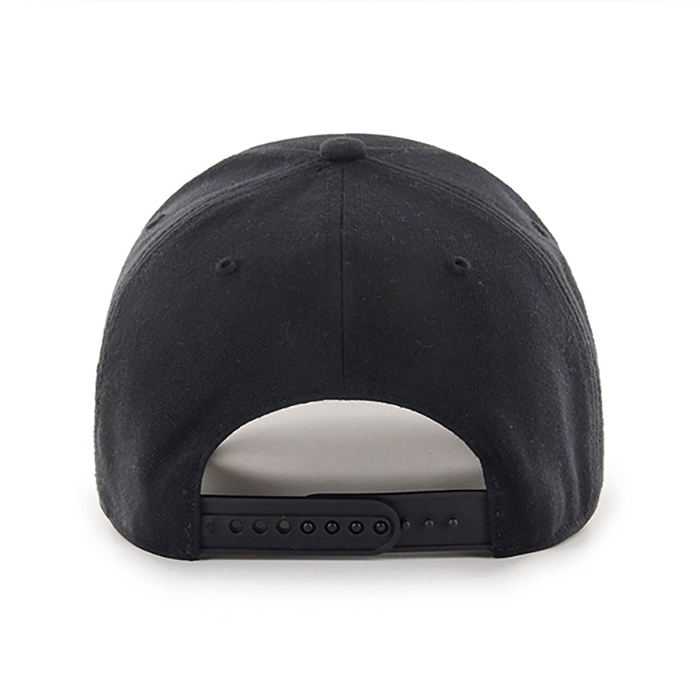 47 Brand - 47 Brand Anaheim Ducks Black/Black Replica '47 Mvp Dt Snapback