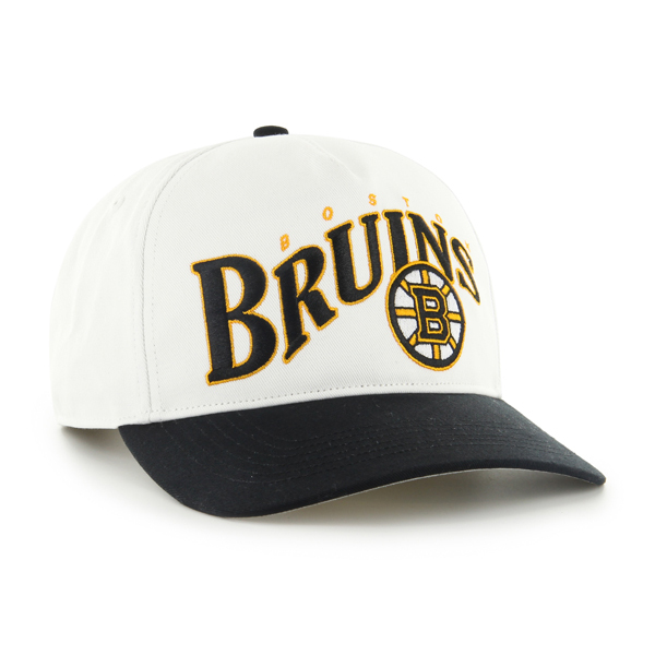 47 Brand Boston Bruins NHL Hitch White Wave OSFM H-WAVEH01GWP-WH_6793