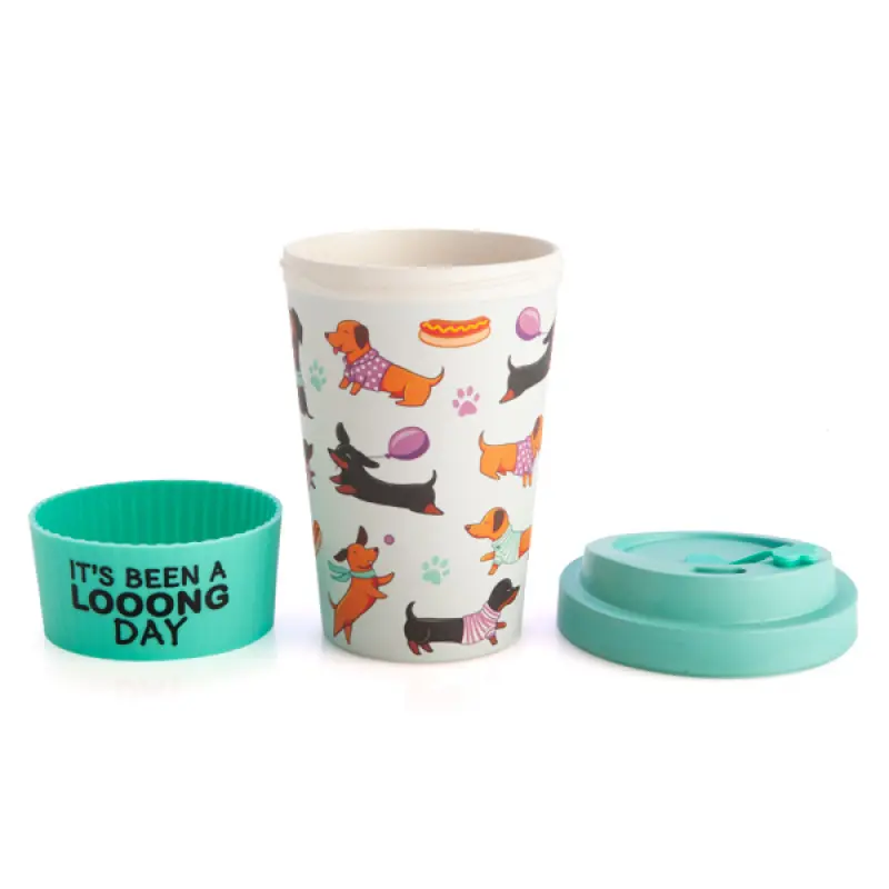Eco-To-Go - Eco-To-Go Dachshund Bamboo Travel Mug