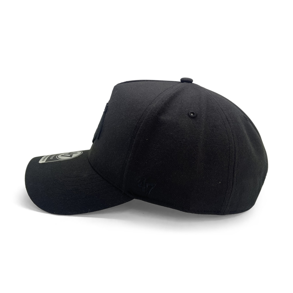 47 Brand Chicago Blackhawks MVP DT Snapback Black/Black OSFM_6825