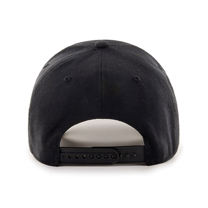 47 Brand - 47 Brand Chicago Blackhawks NHL MVP DT Snapback Black/White OSFM H-MPDTP04WBP-BKB