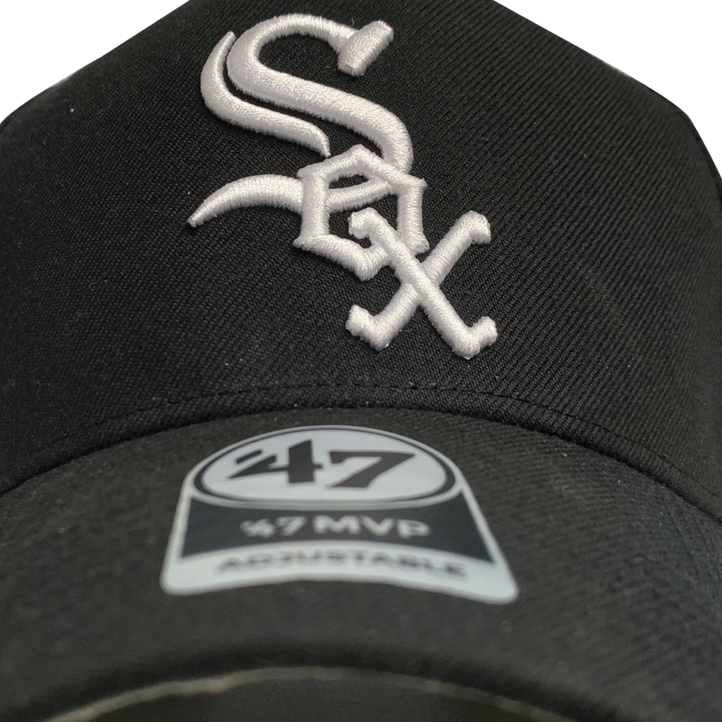 47 Brand Chicago White Sox NHL MVP DT Snapback Black OSFM B-MPDTP06WBP-BKB_6838