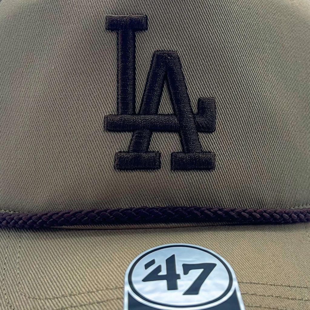47 Brand Los Angeles Dodgers MLB Hitch Rope Khaki OSFM B-ROPHC12GWP-KHA_6874