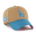 47 Brand Los Angeles Dodgers MLB MVP DT Snapback Happy Hour Pina Colada Camel/Dark Teal OSFM B-MDTTC12GWP-QLA_6880