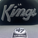47 Brand - 47 Brand Los Angeles Kings NHL Hitch Crosstown Basic Two-Tone Black OSFM H-CRSTT08GWP-BK