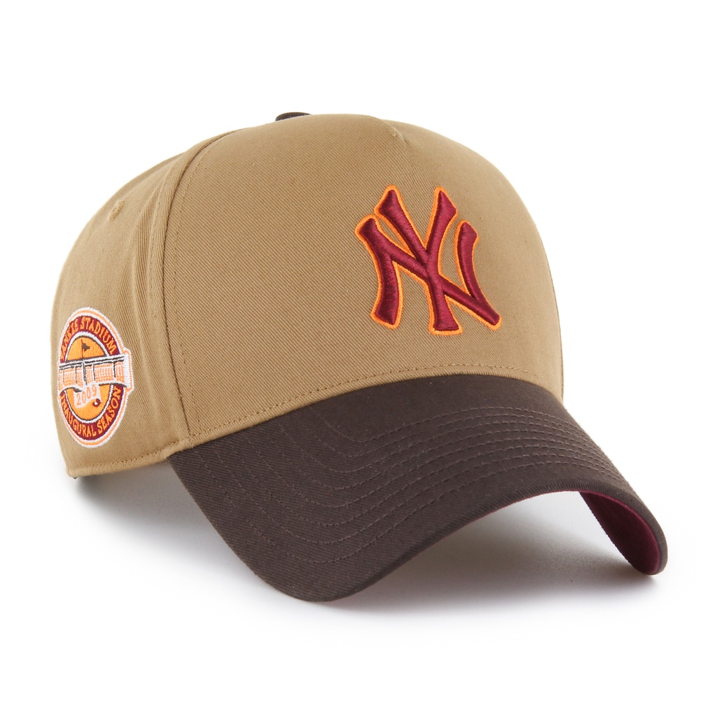 47 Brand - 47 Brand New York Yankees MLB MVP DT Snapback Happy Hour Old Fashioned Camel OSFM BCPTN-MDTTC17GWP-QL09