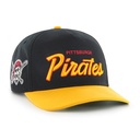 47 Brand - 47 Brand Pittsburgh Pirates Cooperstown Black Crosstown Basic Two Tone 47 HITCH