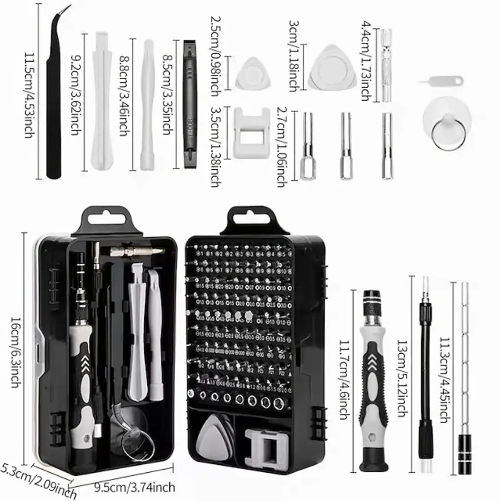 115 in 1 Precision Screwdriver Kit_704