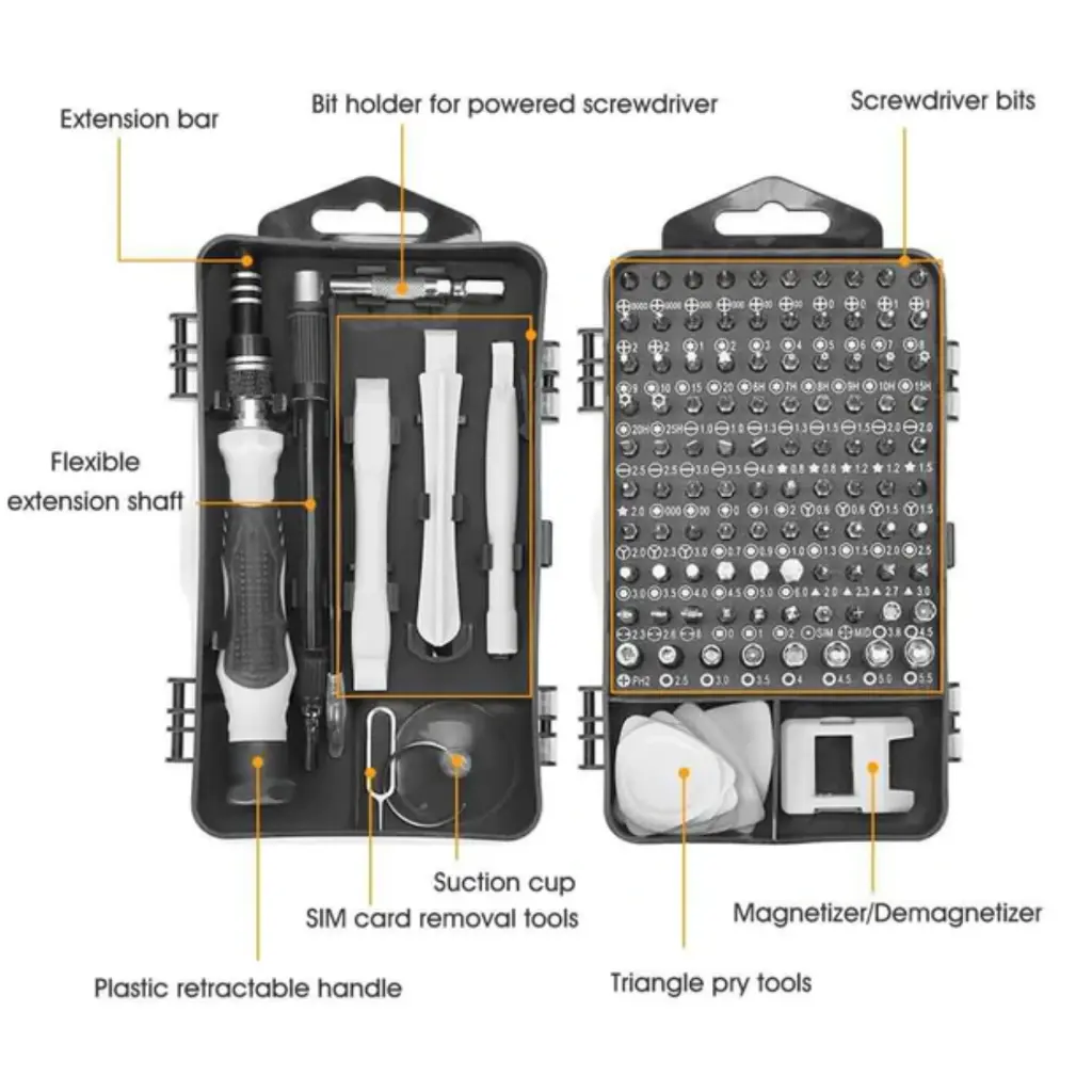 115 in 1 Precision Screwdriver Kit_705