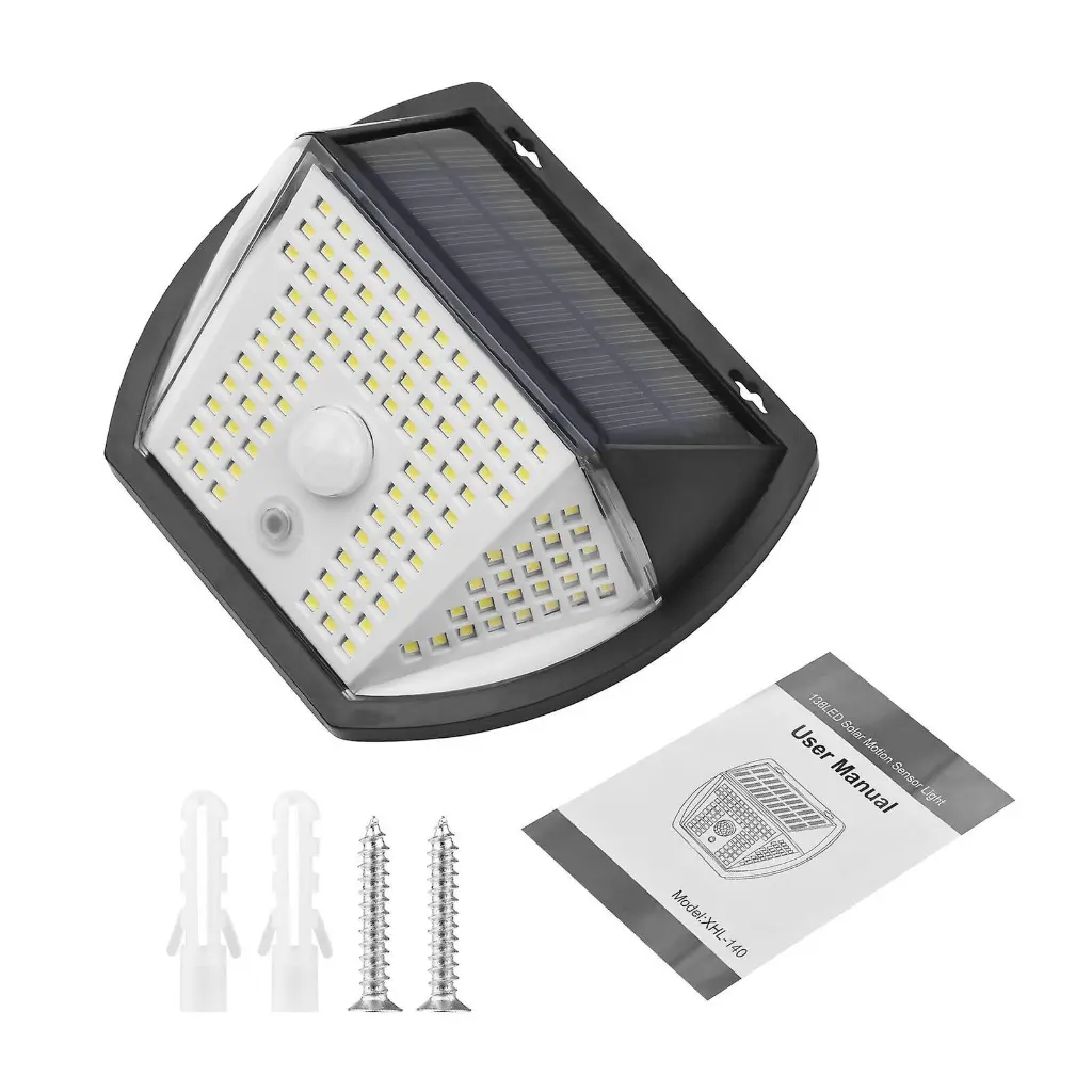What You Need - 138LED Solar Outdoor Motion Sensor Light