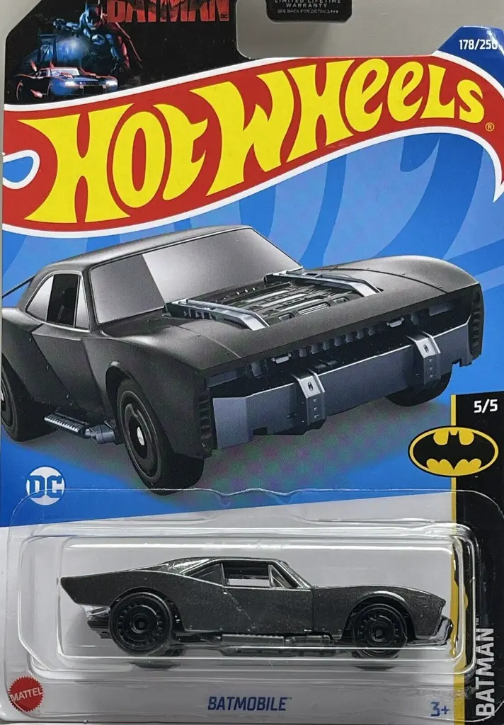 Hot Wheels Batmobile 5/5 Grey_733