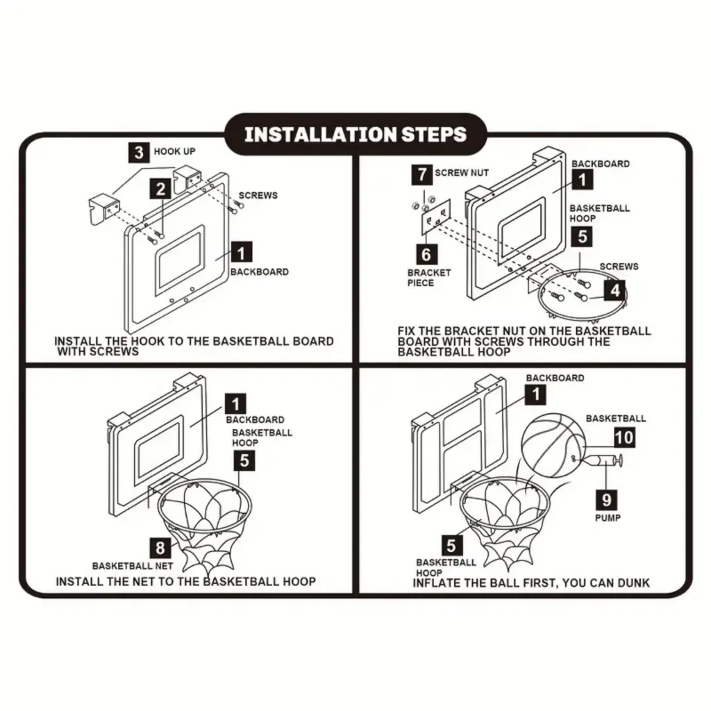 What You Need - Indoor Basketball Hoop