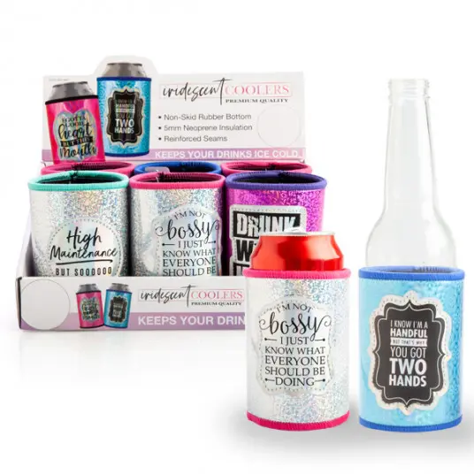 Drinking - Iridescent Can Cooler