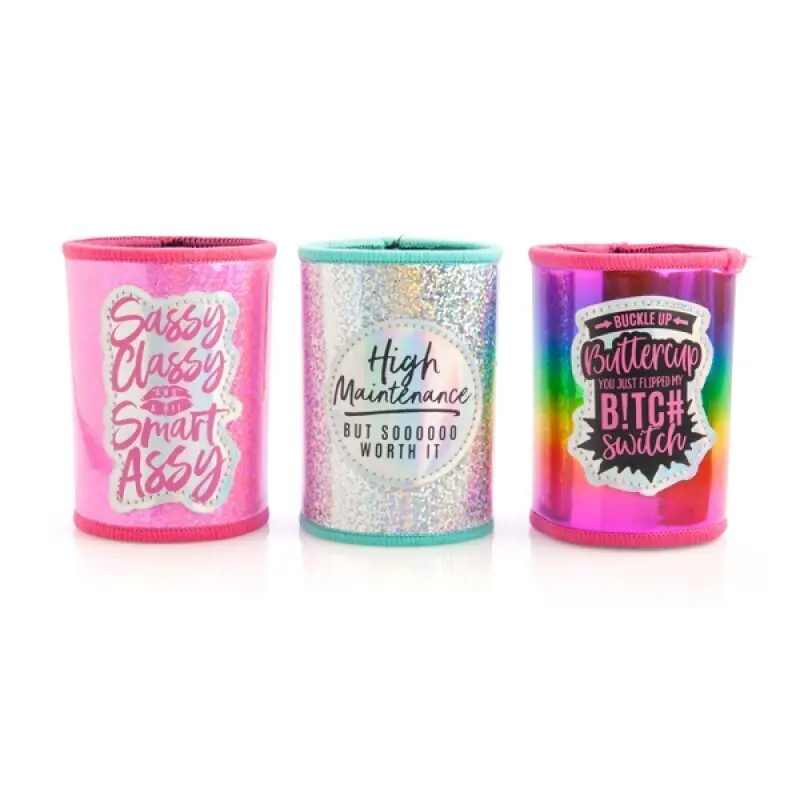 Drinking - Iridescent Can Cooler