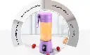 Juice Blender - 6 Blades, 380ml,USB Rechargeable _762