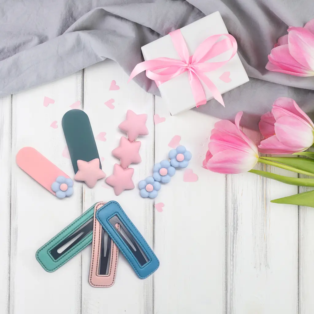 Kids Hair Clips Pastel Set (7 Pcs)_773