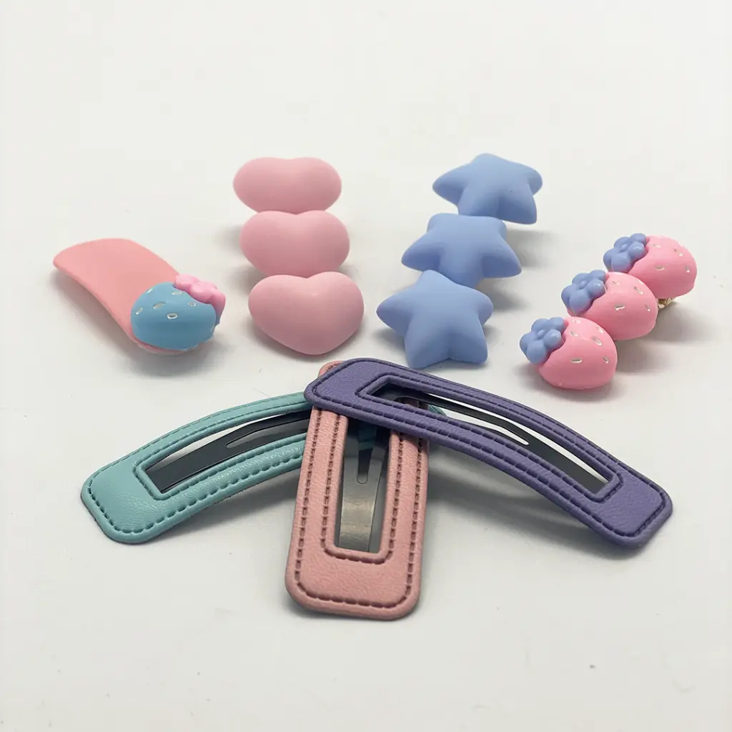 Kids Hair Clips Strawberry (10 pcs)_779