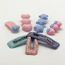 Kids Hair Clips Strawberry (10 pcs)_779