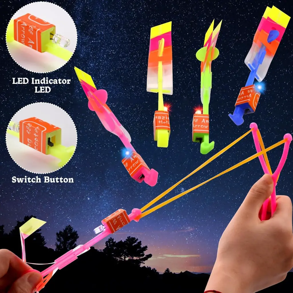 Luminous Catapult Arrows | Nighttime Fun_783