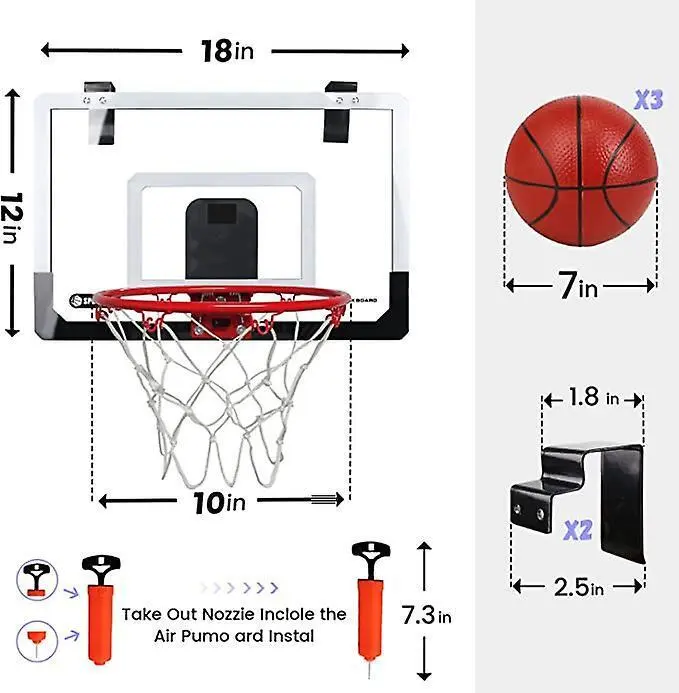 Mini Basketball Hoop | Automatic Scoring_794