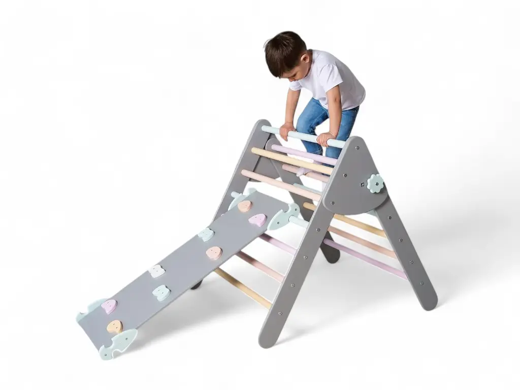 Montessori Indoor Climbing Playground for Kids Safe & Eco-Friendly_808