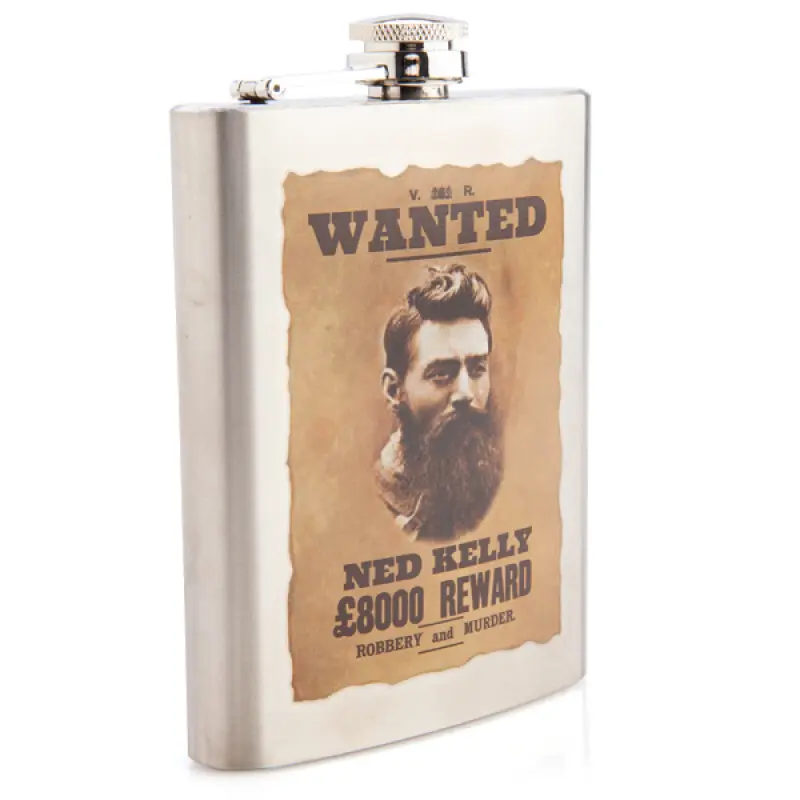 Drinking - Ned Kelly Flask