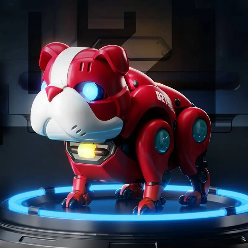 Robotic Red Bulldog | Interactive Crawling Toy_839