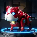 Robotic Red Bulldog | Interactive Crawling Toy_839