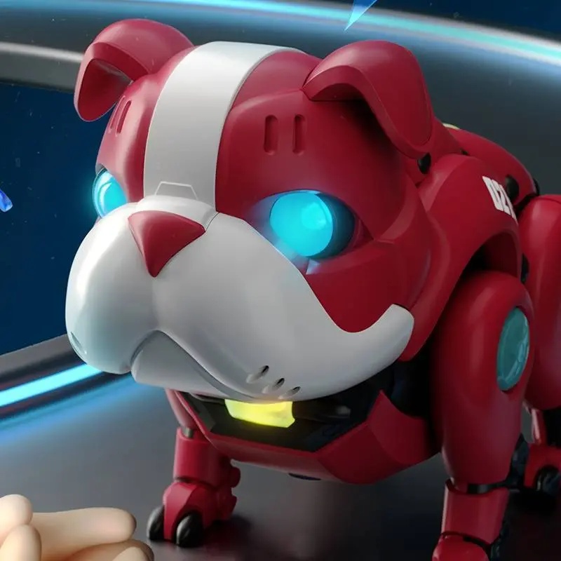 Robotic Red Bulldog | Interactive Crawling Toy_840
