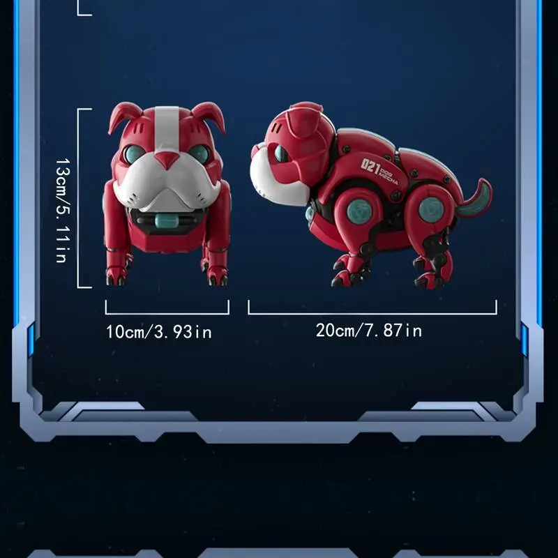 Robotic Red Bulldog | Interactive Crawling Toy_841