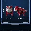 Robotic Red Bulldog | Interactive Crawling Toy_841