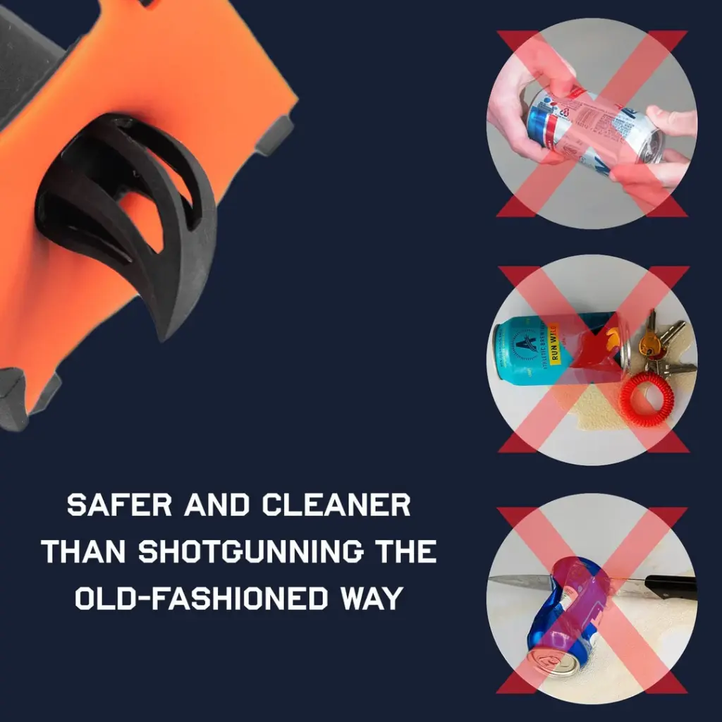 Shotgun Tool with Built-In Funnel | Portable Can Opener_849