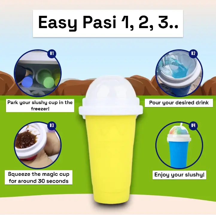 What You Need - Slushy Makers Cup Smoothie Mug | Summer Essential | Homemade Smoothies