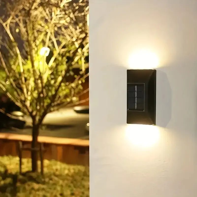 Solar Up & Down Wall Light Outdoor (2 Pack)_864
