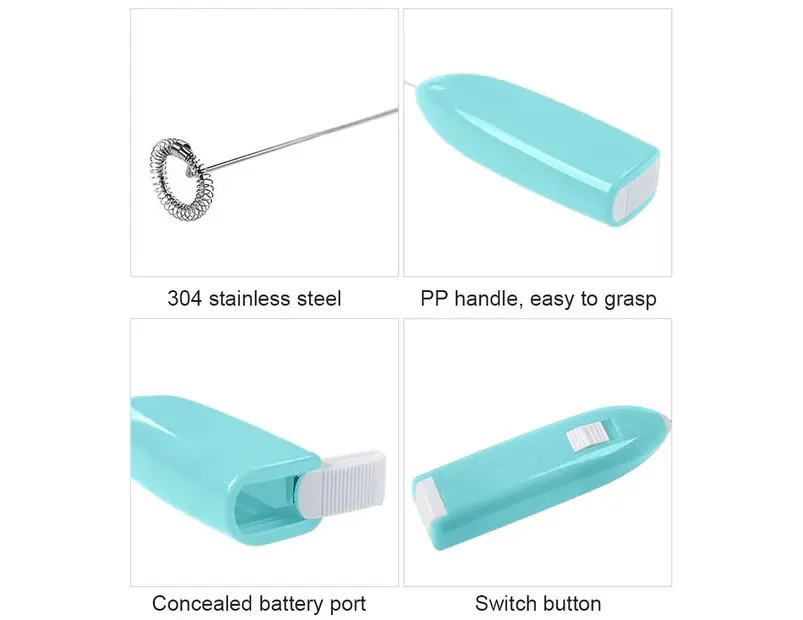 What You Need - Stainless Steel Mini Coffee Foamer | Electric Whisk